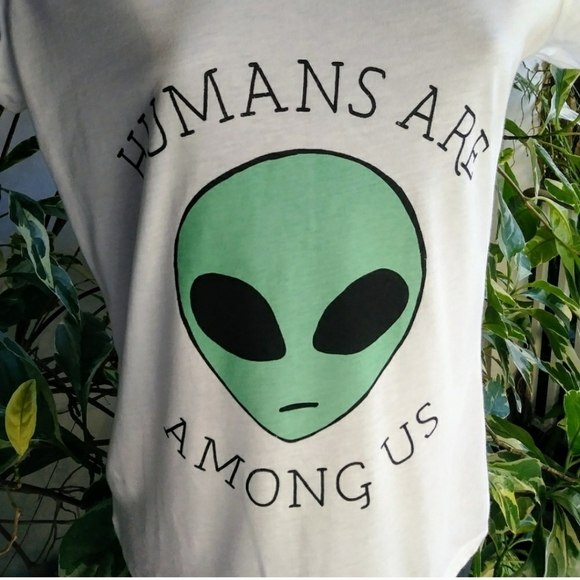 👽 New Joe Boxer 👽 Alien Face Top Sz M - Picture 3 of 4